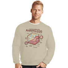 Load image into Gallery viewer, Secret_Shirts Crewneck Sweater, Unisex / Small / Sand D20 Anatomy