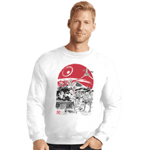 Load image into Gallery viewer, Shirts Crewneck Sweater, Unisex / Small / White The Empire In Japan