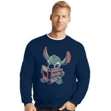Load image into Gallery viewer, Shirts Crewneck Sweater, Unisex / Small / Navy How To Deal With My Feelings