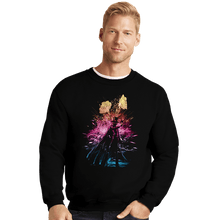 Load image into Gallery viewer, Shirts Crewneck Sweater, Unisex / Small / Black Tuxedo Storm