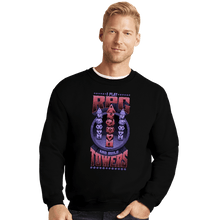 Load image into Gallery viewer, Secret_Shirts Crewneck Sweater, Unisex / Small / Black Dice Tower!