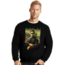 Load image into Gallery viewer, Daily_Deal_Shirts Crewneck Sweater, Unisex / Small / Black Mona Neo