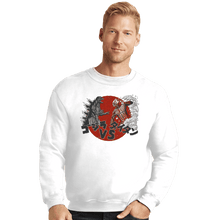 Load image into Gallery viewer, Shirts Crewneck Sweater, Unisex / Small / White Battle Of Titans