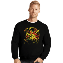 Load image into Gallery viewer, Daily_Deal_Shirts Crewneck Sweater, Unisex / Small / Black A Shot In The Dark
