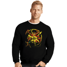 Load image into Gallery viewer, Daily_Deal_Shirts Crewneck Sweater, Unisex / Small / Black A Shot In The Dark