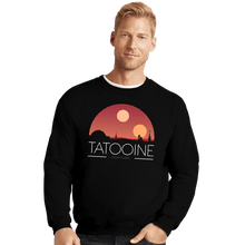 Load image into Gallery viewer, Shirts Crewneck Sweater, Unisex / Small / Black Desert Planet