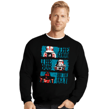 Load image into Gallery viewer, Daily_Deal_Shirts Crewneck Sweater, Unisex / Small / Black The Good, The Bob, And The Ugly