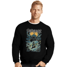 Load image into Gallery viewer, Shirts Crewneck Sweater, Unisex / Small / Black Darkness Is My Slave