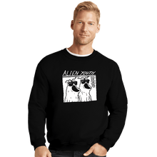 Load image into Gallery viewer, Daily_Deal_Shirts Crewneck Sweater, Unisex / Small / Black Alien Youth