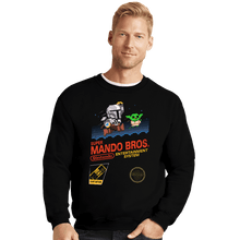 Load image into Gallery viewer, Daily_Deal_Shirts Crewneck Sweater, Unisex / Small / Black Super Mando Bros
