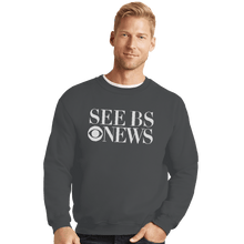 Load image into Gallery viewer, Shirts Crewneck Sweater, Unisex / Small / Charcoal See BS News