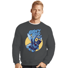 Load image into Gallery viewer, Daily_Deal_Shirts Crewneck Sweater, Unisex / Small / Charcoal Bluey Bug