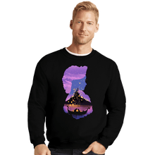 Load image into Gallery viewer, Daily_Deal_Shirts Crewneck Sweater, Unisex / Small / Black Rapunzel Shadow