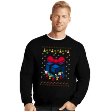 Load image into Gallery viewer, Daily_Deal_Shirts Crewneck Sweater, Unisex / Small / Black Ugly Cube