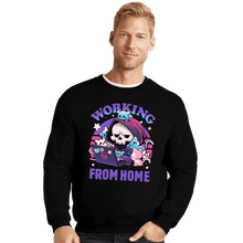 Load image into Gallery viewer, Daily_Deal_Shirts Crewneck Sweater, Unisex / Small / Black Reapers Remote Realm