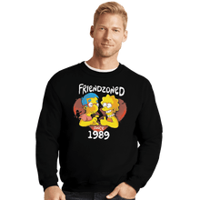 Load image into Gallery viewer, Shirts Crewneck Sweater, Unisex / Small / Black Friendzoned
