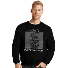 Load image into Gallery viewer, Daily_Deal_Shirts Crewneck Sweater, Unisex / Small / Black Puppet Division