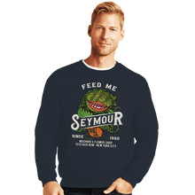 Load image into Gallery viewer, Secret_Shirts Crewneck Sweater, Unisex / Small / Dark Heather Feed Seymour