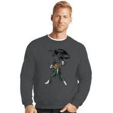 Load image into Gallery viewer, Daily_Deal_Shirts Crewneck Sweater, Unisex / Small / Charcoal Ranger Watercolor