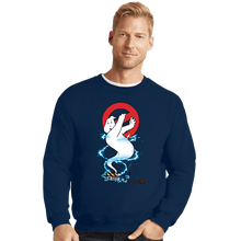 Load image into Gallery viewer, Shirts Crewneck Sweater, Unisex / Small / Navy Busted!
