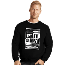 Load image into Gallery viewer, Shirts Crewneck Sweater, Unisex / Small / Black Cyberpunk Critical Hit
