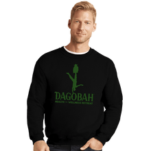 Load image into Gallery viewer, Daily_Deal_Shirts Crewneck Sweater, Unisex / Small / Black Dagobah Health And Wellness Retreat