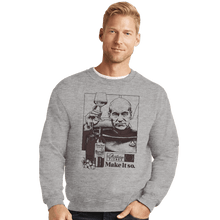 Load image into Gallery viewer, Secret_Shirts Crewneck Sweater, Unisex / Small / Sports Grey Picard Wine