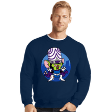 Load image into Gallery viewer, Secret_Shirts Crewneck Sweater, Unisex / Small / Navy Double Conqueror!