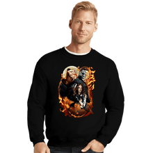 Load image into Gallery viewer, Secret_Shirts Crewneck Sweater, Unisex / Small / Black Legend Of Halloween