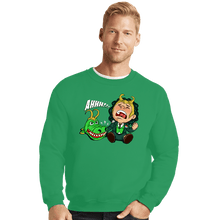 Load image into Gallery viewer, Shirts Crewneck Sweater, Unisex / Small / Irish Green Lokibite
