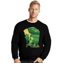 Load image into Gallery viewer, Shirts Crewneck Sweater, Unisex / Small / Black Hyrule Hero
