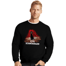 Load image into Gallery viewer, Secret_Shirts Crewneck Sweater, Unisex / Small / Black Evil Schrödinger