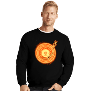 Daily_Deal_Shirts Crewneck Sweater, Unisex / Small / Black Sounds From The Multiverse