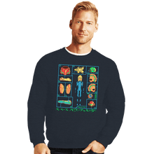 Load image into Gallery viewer, Shirts Crewneck Sweater, Unisex / Small / Dark Heather Hero Builder