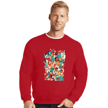 Load image into Gallery viewer, Shirts Crewneck Sweater, Unisex / Small / Red Mouse House Heroes '19