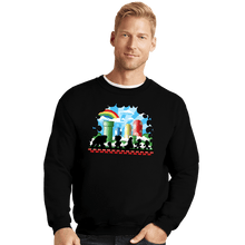 Load image into Gallery viewer, Secret_Shirts Crewneck Sweater, Unisex / Small / Black The Fellowship Of Plumbers