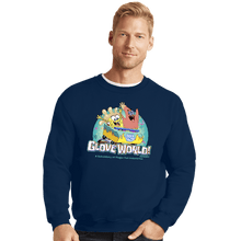 Load image into Gallery viewer, Secret_Shirts Crewneck Sweater, Unisex / Small / Navy Glove World