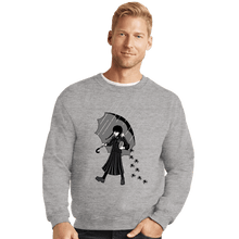 Load image into Gallery viewer, Daily_Deal_Shirts Crewneck Sweater, Unisex / Small / Sports Grey Spooky Girl