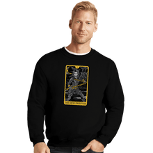 Load image into Gallery viewer, Shirts Crewneck Sweater, Unisex / Small / Black Tarot The High Priestess