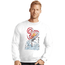 Load image into Gallery viewer, Shirts Crewneck Sweater, Unisex / Small / White The Power Of Air Nomads