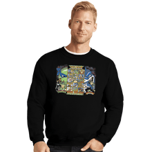 Load image into Gallery viewer, Shirts Crewneck Sweater, Unisex / Small / Black Clash Of Rip Offs