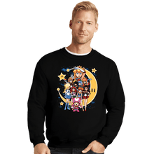 Load image into Gallery viewer, Daily_Deal_Shirts Crewneck Sweater, Unisex / Small / Black Sailor Mushroom