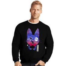 Load image into Gallery viewer, Daily_Deal_Shirts Crewneck Sweater, Unisex / Small / Black Kiki's Landscape