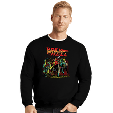 Load image into Gallery viewer, Secret_Shirts Crewneck Sweater, Unisex / Small / Black Back To Hell