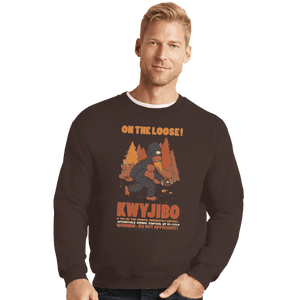 Shirts Crewneck Sweater, Unisex / Small / Dark Chocolate Kwyjibo