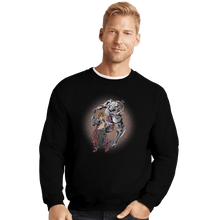 Load image into Gallery viewer, Shirts Crewneck Sweater, Unisex / Small / Black Fullmetal Pose
