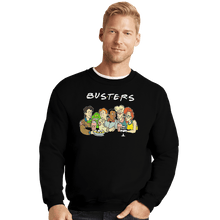 Load image into Gallery viewer, Shirts Crewneck Sweater, Unisex / Small / Black The Real Busters