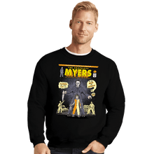 Load image into Gallery viewer, Secret_Shirts Crewneck Sweater, Unisex / Small / Black Shapeless Myers