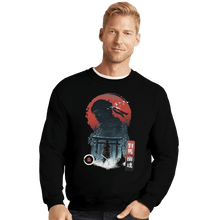 Load image into Gallery viewer, Shirts Crewneck Sweater, Unisex / Small / Black Samurai Warrior