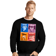 Load image into Gallery viewer, Shirts Crewneck Sweater, Unisex / Small / Black Home Movies